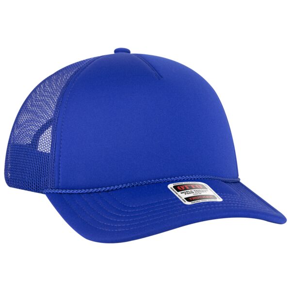 OTTO CAP 5 Panel Low Profile Mesh Back Trucker Hat Thumbnail