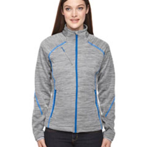 Ladies' Flux Mélange Bonded Fleece Jacket Thumbnail