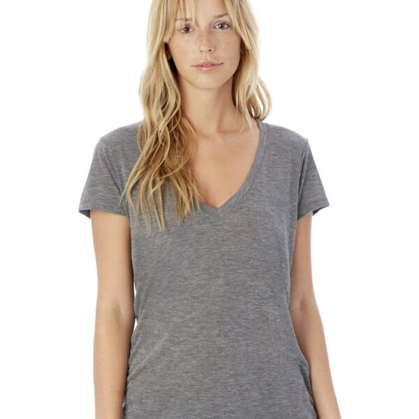Women's Slinky Jersey V-Neck Tee Thumbnail