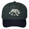OTTO CAP 6 Panel Mid Profile Baseball Cap Thumbnail