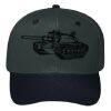 OTTO CAP 6 Panel Mid Profile Baseball Cap Thumbnail