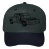 OTTO CAP 6 Panel Mid Profile Baseball Cap Thumbnail